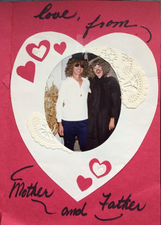 My favorite valentine, circa 1980.
